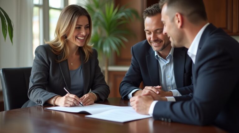 The probate staff working under Managing Partner Steven Farley Bliss focused on Riverside County probate matters is shown meeting with clients in our Southern California office addressing critical legal details discussing Proving You Are the Child of the Deceased