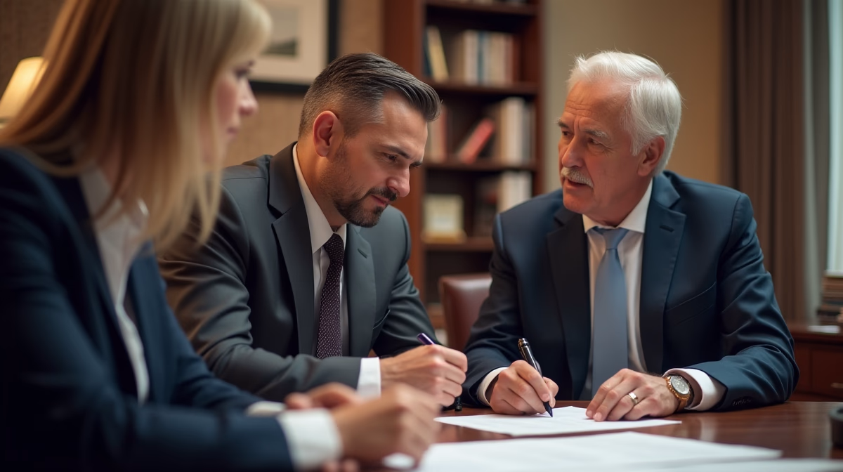 The probate staff working under Managing Partner Steven Farley Bliss focused on Riverside County probate matters is shown meeting with clients in our Southern California office addressing critical legal details discussing Reopening a Closed Temecula Probate Estate