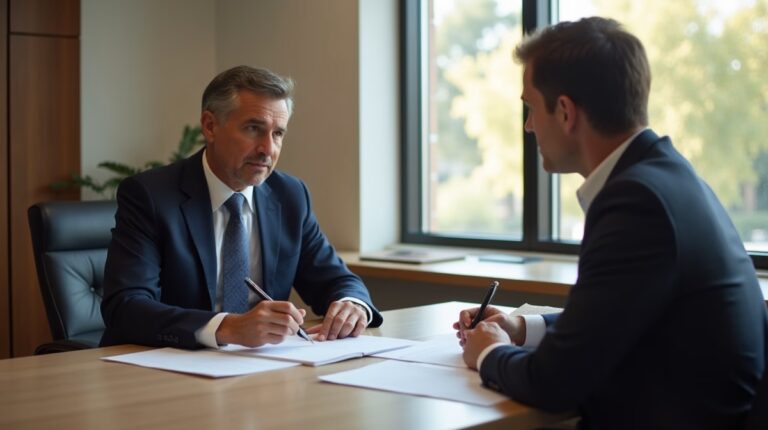 The probate staff working under Managing Partner Steven Farley Bliss focused on Riverside County probate matters is shown meeting with clients in our Southern California office addressing critical legal details discussing Republish Notice If I Amend the Petition