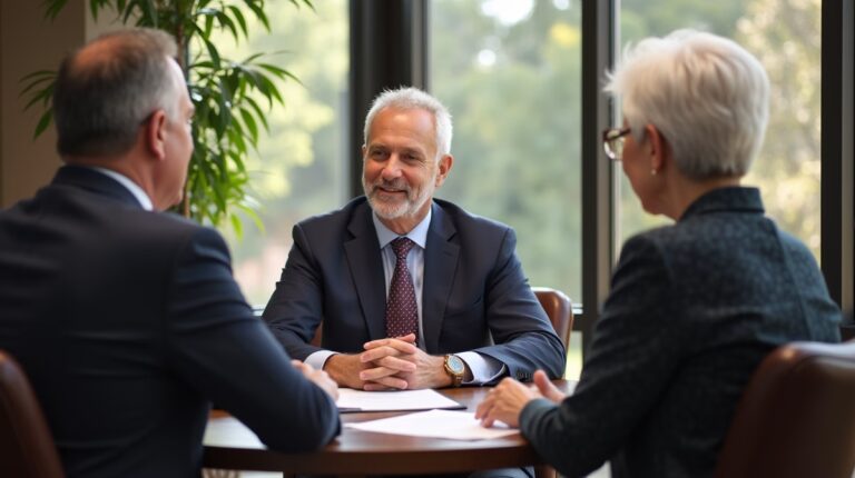 The probate staff working under Managing Partner Steven Farley Bliss focused on Riverside County probate matters is shown meeting with clients in our Southern California office addressing critical legal details discussing Requesting a Jury Trial in Probate Court