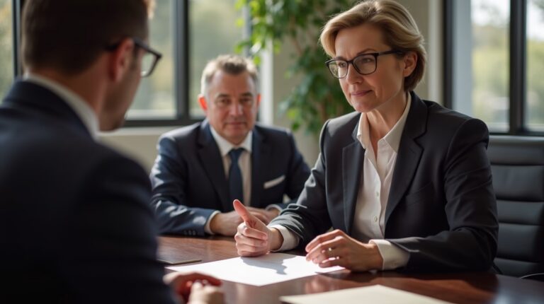 The probate staff working under Managing Partner Steven Farley Bliss focused on Riverside County probate matters is shown meeting with clients in our Southern California office addressing critical legal details discussing Right to Contest a Trust Amendment