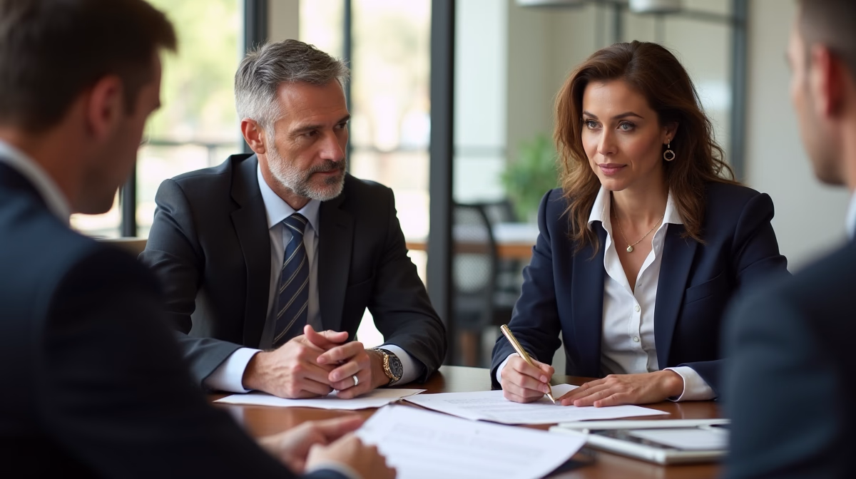 The probate staff working under Managing Partner Steven Farley Bliss focused on Riverside County probate matters is shown meeting with clients in our Southern California office addressing critical legal details discussing Right to Interest on Delayed Payouts