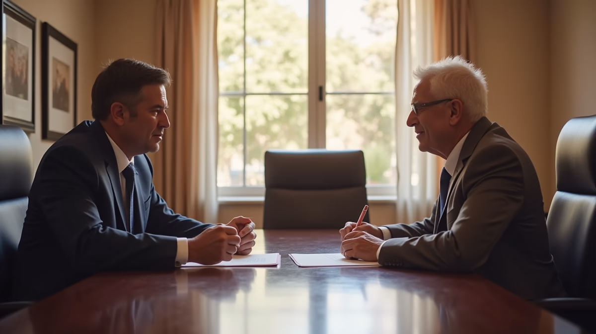 The probate staff working under Managing Partner Steven Farley Bliss focused on Riverside County probate matters is shown meeting with clients in our Southern California office addressing critical legal details discussing Right to See the Original Trust Document