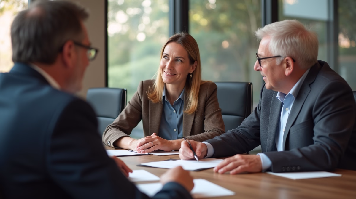 The probate staff working under Managing Partner Steven Farley Bliss focused on Riverside County probate matters is shown meeting with clients in our Southern California office addressing critical legal details discussing Right to a Preliminary Distribution
