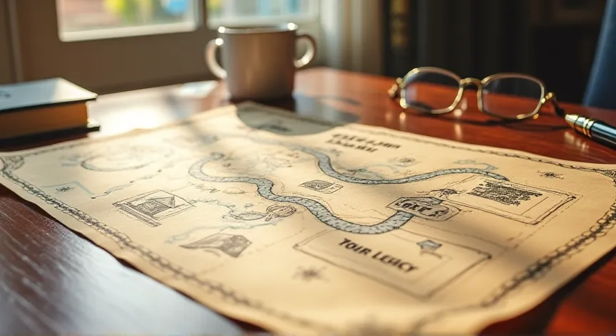 Roadmap of the estate planning process showing paths for wills, asset distribution, probate avoidance, and guardianship for minor children.