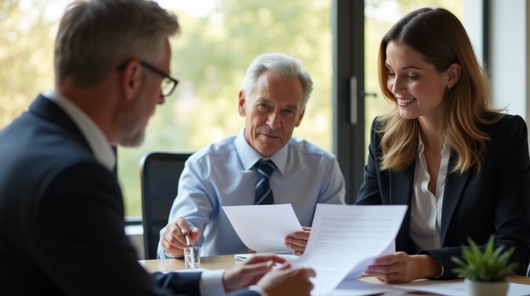 The probate staff working under Managing Partner Steven Farley Bliss focused on Riverside County probate matters is shown meeting with clients in our Southern California office addressing critical legal details discussing Searching for Unknown Creditors