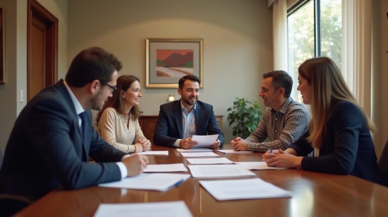 The probate staff working under Managing Partner Steven Farley Bliss focused on Riverside County probate matters is shown meeting with clients in our Southern California office addressing critical legal details discussing Searching for a Will in Probate Court
