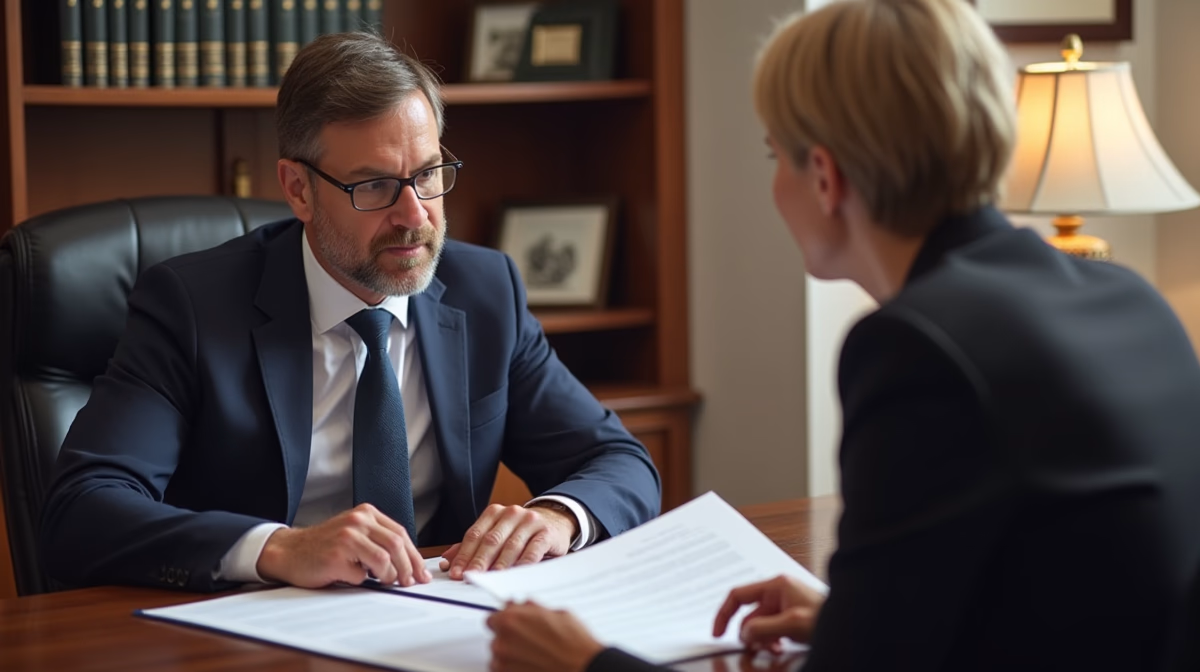 The probate staff working under Managing Partner Steven Farley Bliss focused on Riverside County probate matters is shown meeting with clients in our Southern California office addressing critical legal details discussing Securing a Vacant Temecula House
