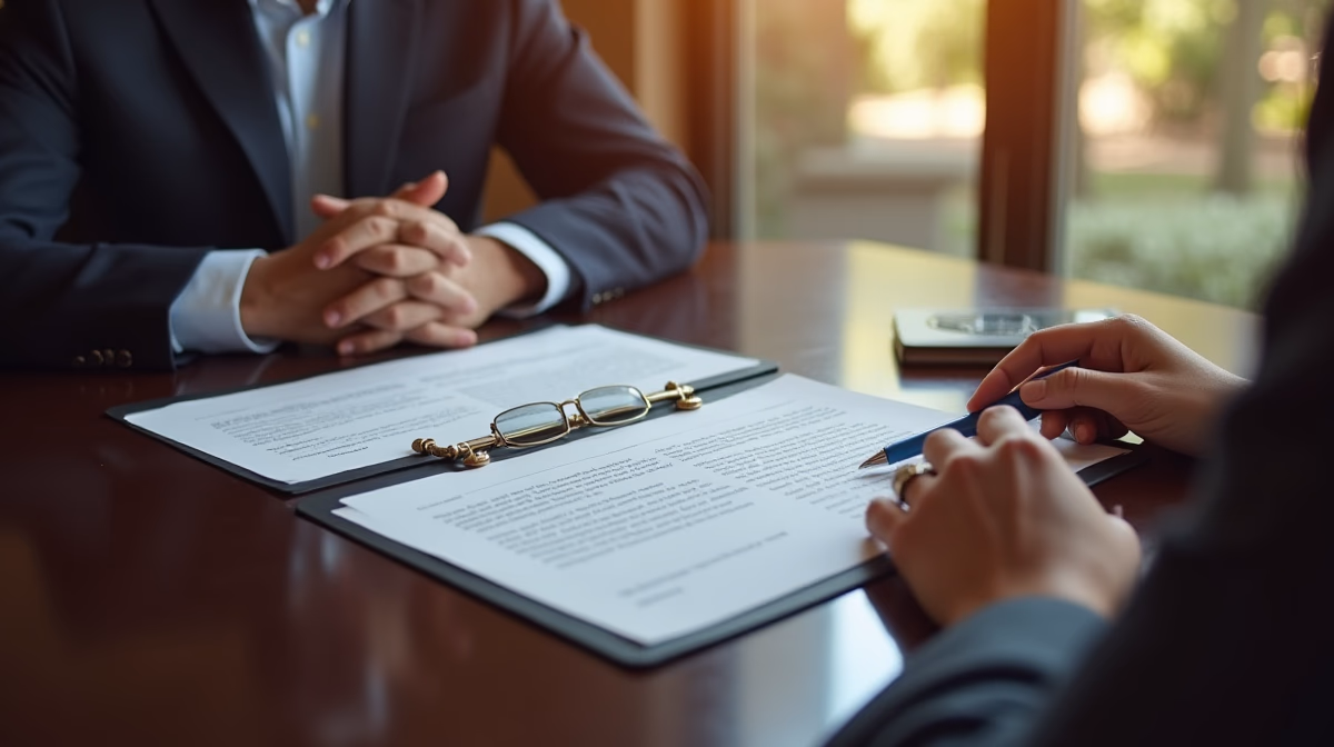 The probate staff working under Managing Partner Steven Farley Bliss focused on Riverside County probate matters is shown meeting with clients in our Southern California office addressing critical legal details discussing Serving Notice to Incapacitated Persons