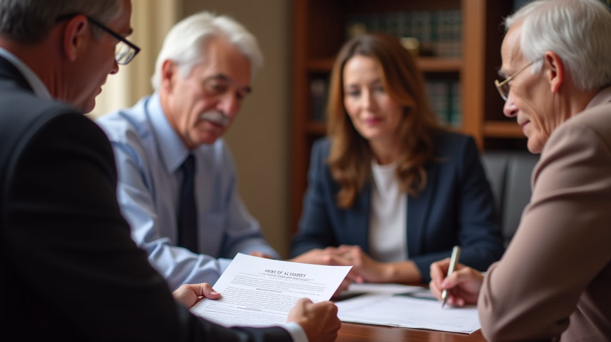 The probate staff working under Managing Partner Steven Farley Bliss focused on Riverside County probate matters is shown meeting with clients in our Southern California office addressing critical legal details discussing Show Up if Tentative Ruling is Approved
