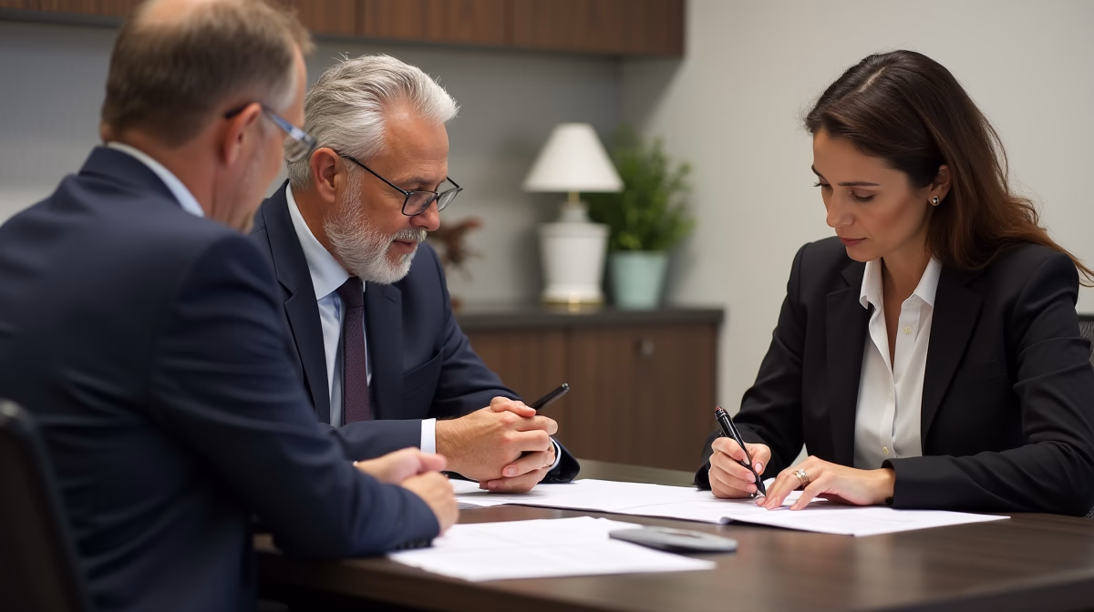 The probate staff working with Managing Partner Steven Farley Bliss helping Riverside County families from our San Diego office consults with appointed administrators in our San Diego office handling critical legal details discussing Standard Estate Plan Documents in Riverside County