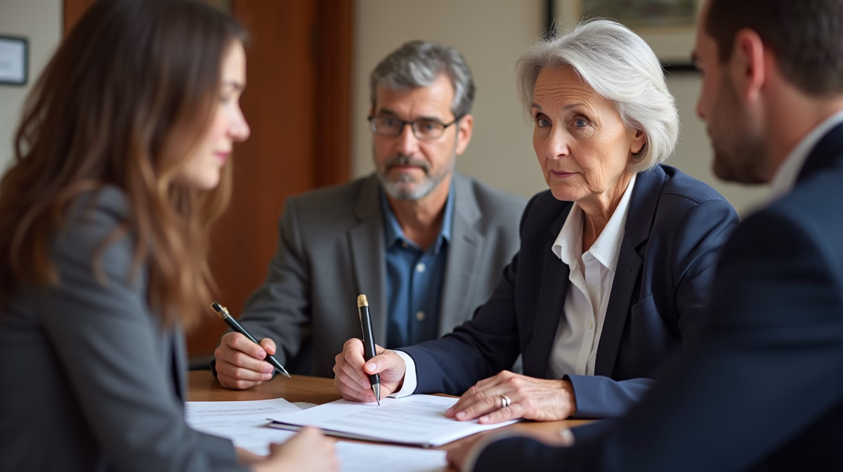 The probate staff working under Managing Partner Steven Farley Bliss focused on Riverside County probate matters is shown meeting with clients in our Southern California office addressing critical legal details discussing Submitting a Letter to the Probate Court