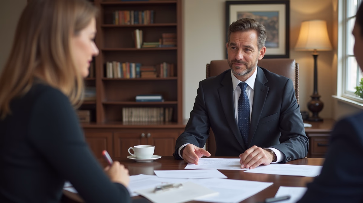 The probate staff working under Managing Partner Steven Farley Bliss focused on Riverside County probate matters is shown meeting with clients in our Southern California office addressing critical legal details discussing Suing a Sibling for Taking Valuables
