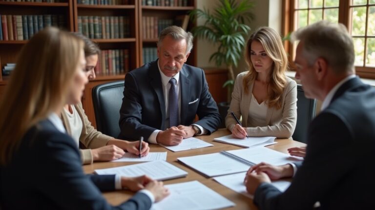 The probate staff working under Managing Partner Steven Farley Bliss focused on Riverside County probate matters is shown meeting with clients in our Southern California office addressing critical legal details discussing Suing for a Marvin Claim in Probate