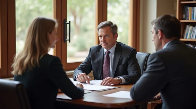 The probate staff working under Managing Partner Steven Farley Bliss focused on Riverside County probate matters is shown meeting with clients in our Southern California office addressing critical legal details discussing Summary Administration in California