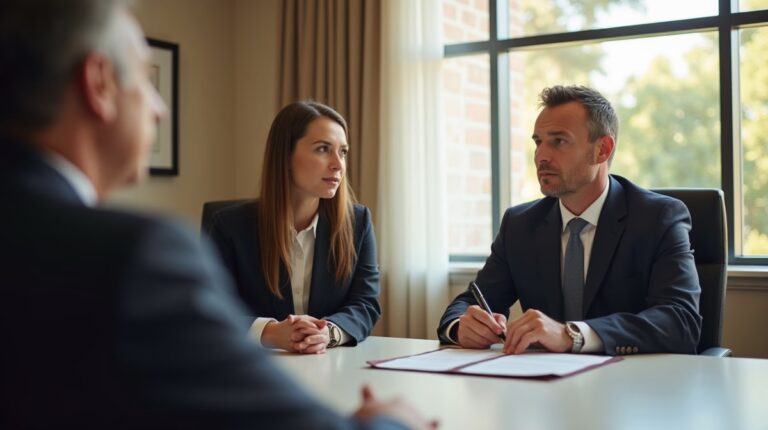 The dedicated trusts staff at The Law Firm of Steven F Bliss Esq focused on Riverside County trust matters meets with clients to manage the trust administration process to sign vital paperwork discussing Taking Control of a Temecula TrustHeld Business