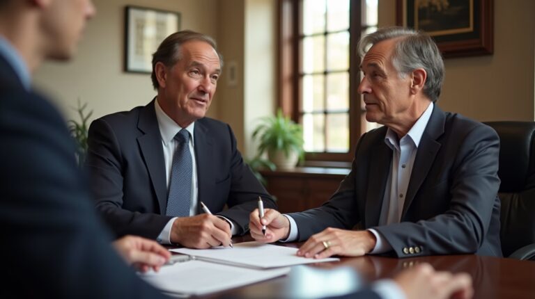 The probate staff working under Managing Partner Steven Farley Bliss focused on Riverside County probate matters is shown meeting with clients in our Southern California office addressing critical legal details discussing Tracking California Probate Deadlines