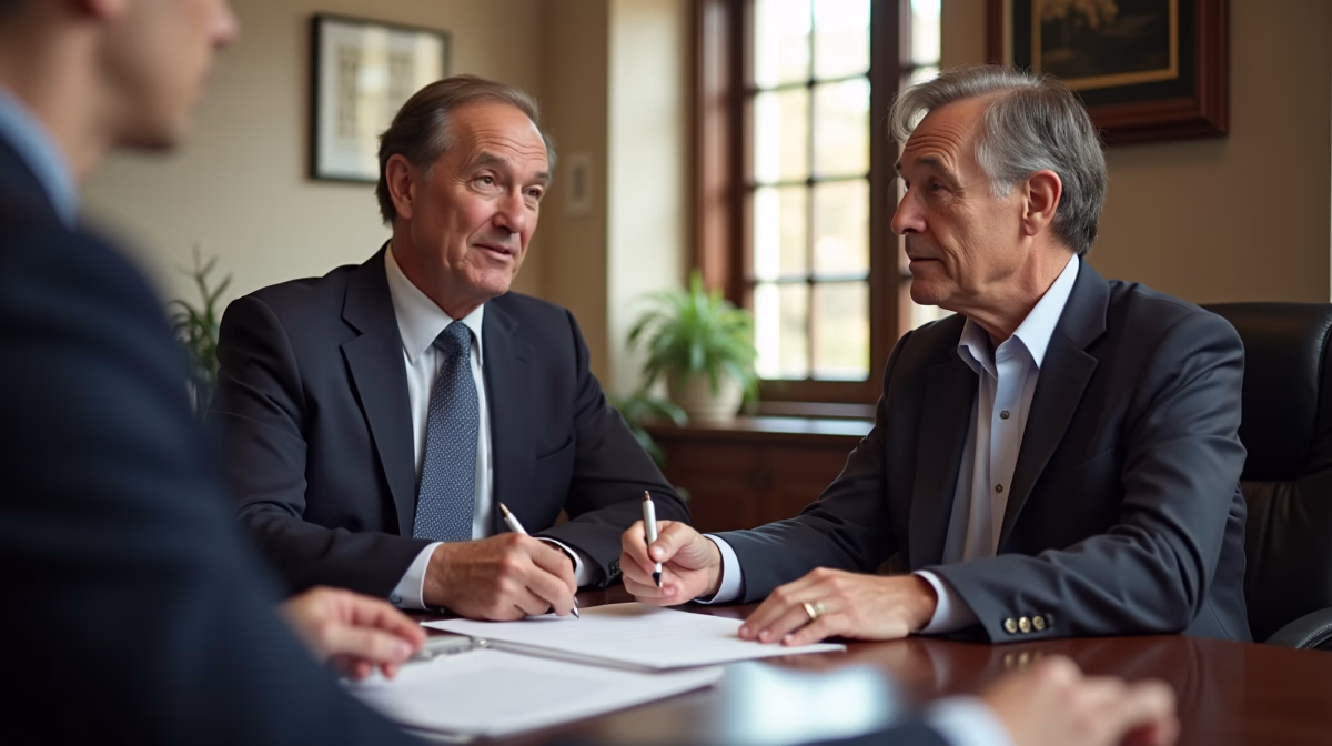 The probate staff working under Managing Partner Steven Farley Bliss focused on Riverside County probate matters is shown meeting with clients in our Southern California office addressing critical legal details discussing Tracking California Probate Deadlines
