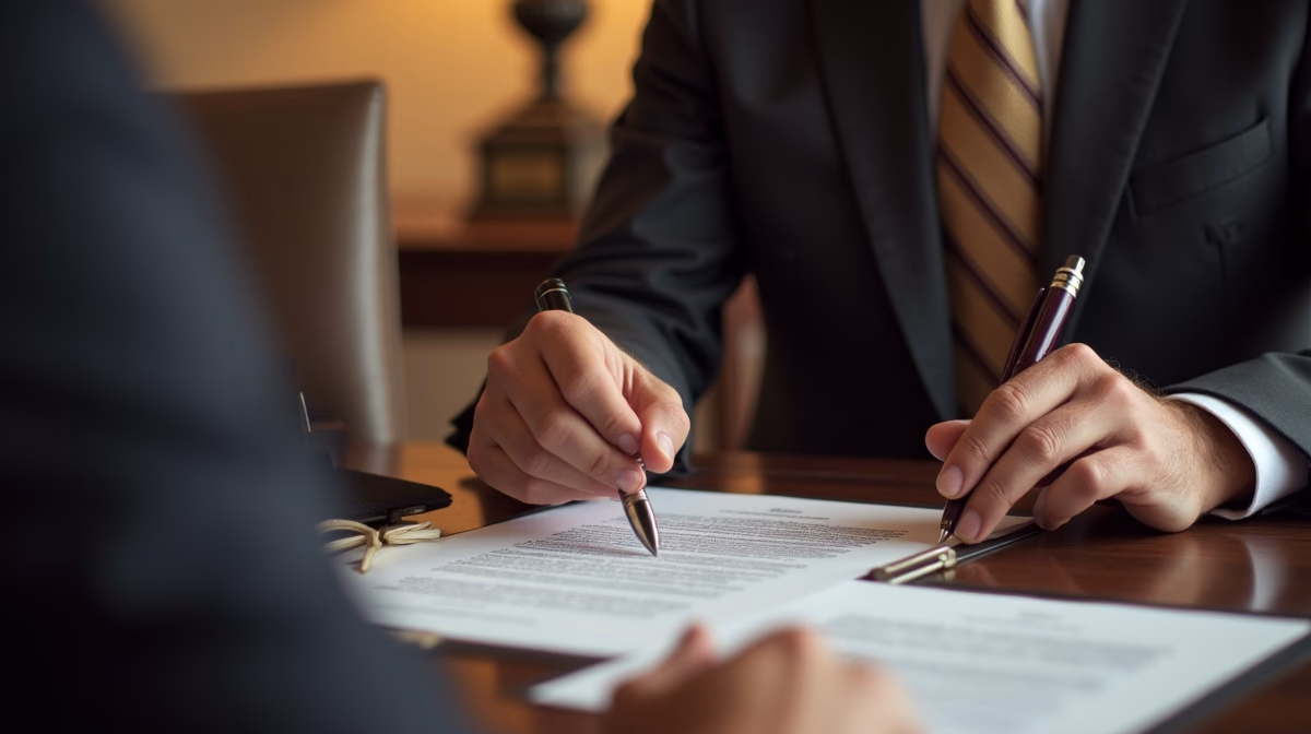 The probate staff working under Managing Partner Steven Farley Bliss focused on Riverside County probate matters is shown meeting with clients in our Southern California office addressing critical legal details discussing Transferring Deeds After the Final Order
