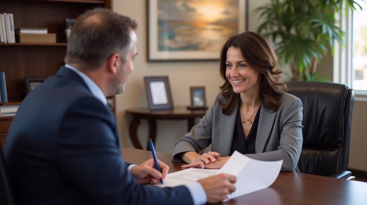 The probate staff working with Managing Partner Steven Farley Bliss helping Riverside County families from our San Diego office consults with appointed administrators in our San Diego office handling critical legal details discussing Transferring a House Without Full Probate