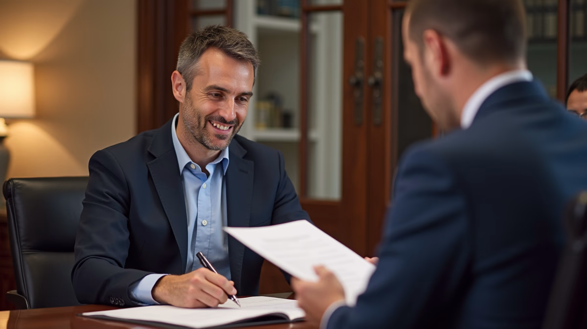 The dedicated trusts staff at The Law Firm of Steven F Bliss Esq focused on Riverside County trust matters meets with clients to manage the trust administration process to sign vital paperwork discussing Transfers to Friends and Relatives
