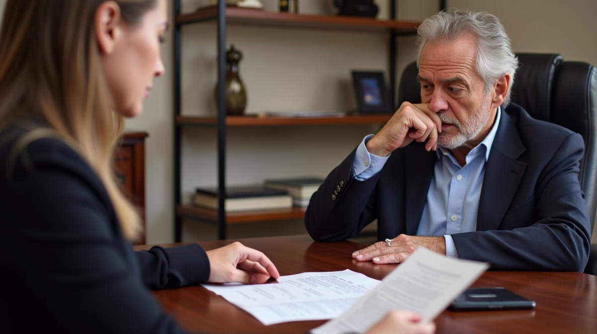 The probate staff working under Managing Partner Steven Farley Bliss focused on Riverside County probate matters is shown meeting with clients in our Southern California office addressing critical legal details discussing Using a Probate Code 850 Petition