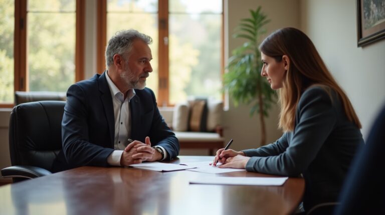 The probate staff working under Managing Partner Steven Farley Bliss focused on Riverside County probate matters is shown meeting with clients in our Southern California office addressing critical legal details discussing Valuing a Small Temecula Estate