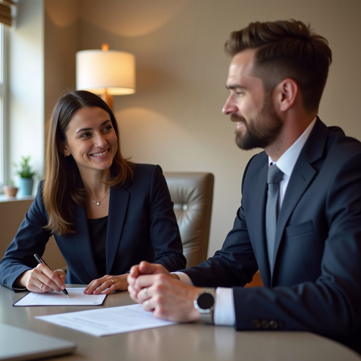 The dedicated trusts staff at The Law Firm of Steven F Bliss Esq focused on Riverside County trust matters meets with clients to manage the trust administration process to sign vital paperwork discussing Verified Government Resources for Estate Administration