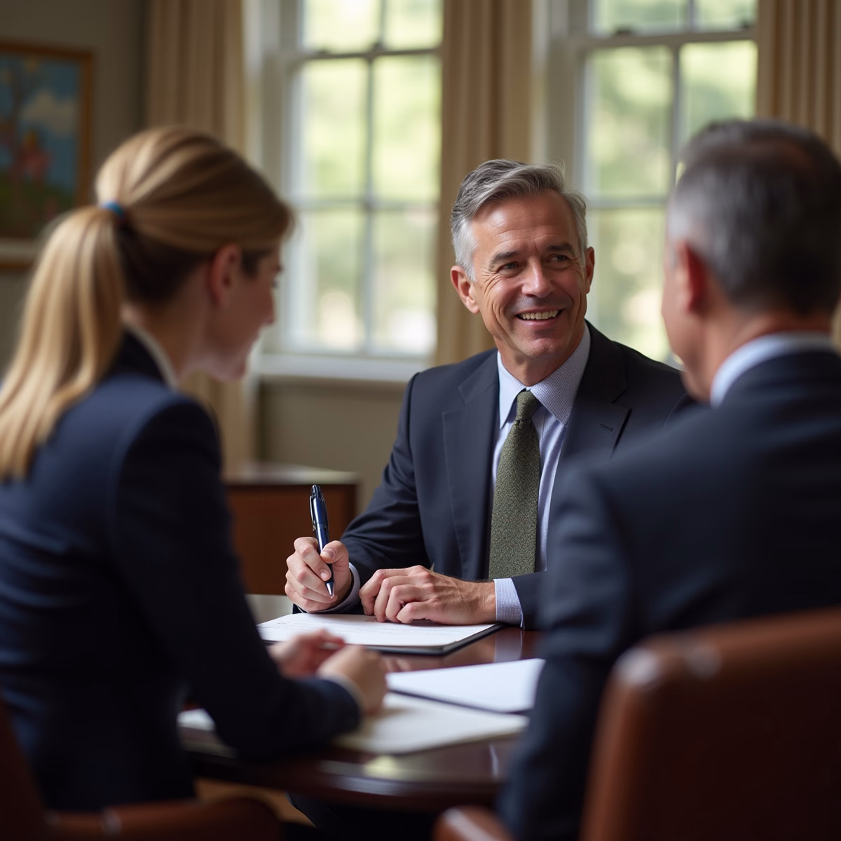 The dedicated trusts staff at The Law Firm of Steven F Bliss Esq focused on Riverside County trust matters meets with clients to manage the trust administration process to sign vital paperwork discussing Verified Government Resources for Estate Administration