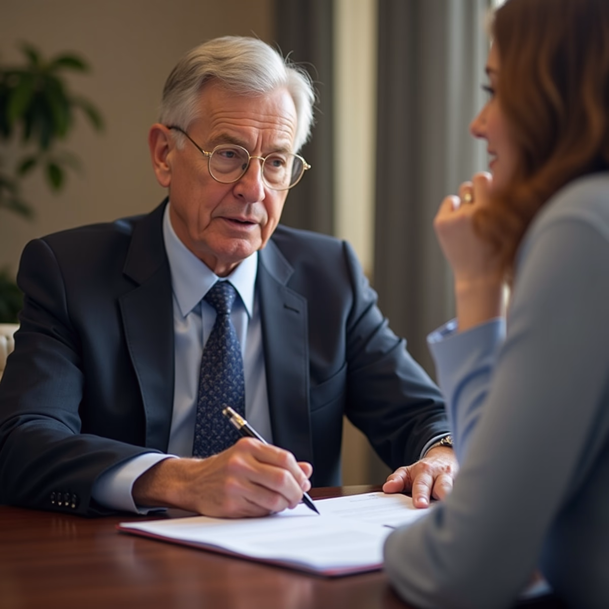 The dedicated trusts staff at The Law Firm of Steven F Bliss Esq focused on Riverside County trust matters meets with clients to manage the trust administration process to sign vital paperwork discussing Verified Government Resources for Estate Administration