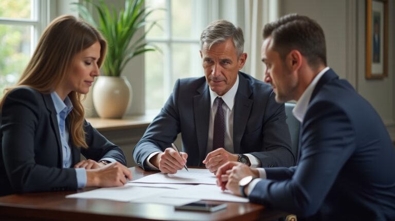 The probate staff working under Managing Partner Steven Farley Bliss focused on Riverside County probate matters is shown meeting with clients in our Southern California office addressing critical legal details discussing Waiting Period for Small Estates