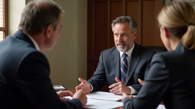 The probate staff working under Managing Partner Steven Farley Bliss focused on Riverside County probate matters is shown meeting with clients in our Southern California office addressing critical legal details discussing WalkIn Emergency Probate Hearings