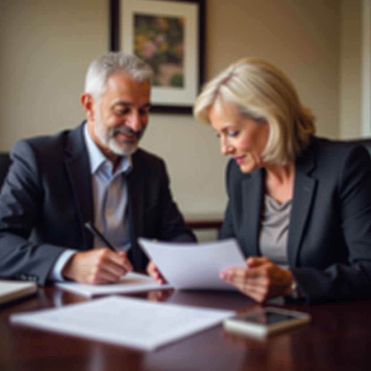 The probate staff working under Managing Partner Steven Farley Bliss focused on Riverside County probate matters is shown meeting with clients in our Southern California office addressing critical legal details discussing What Constitutes a Reasonably Informed Beneficiary