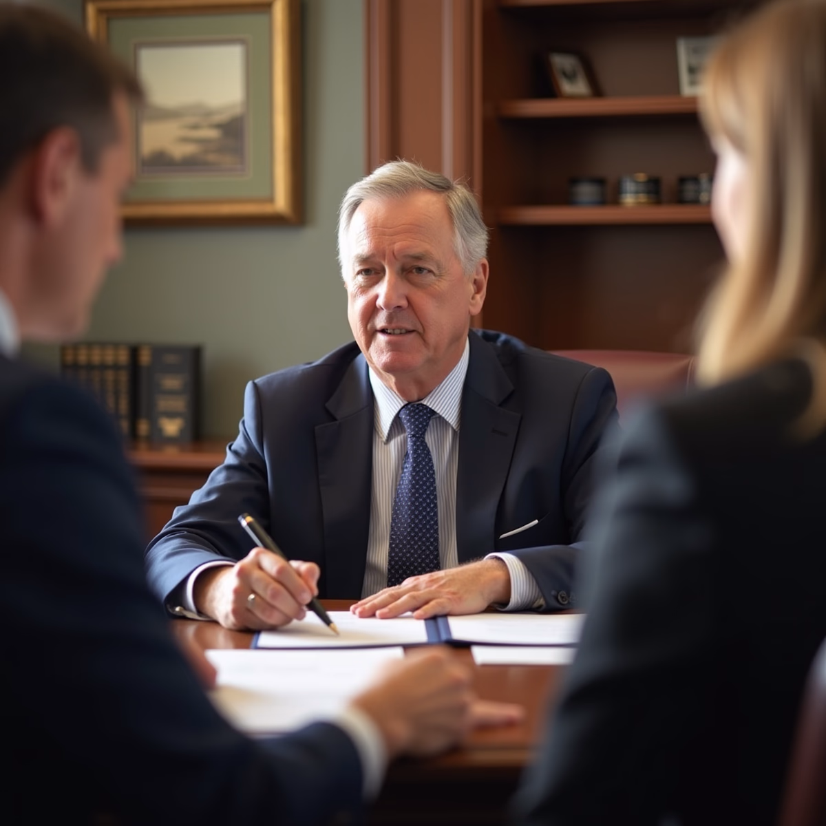 The probate staff working under Managing Partner Steven Farley Bliss focused on Riverside County probate matters is shown meeting with clients in our Southern California office addressing critical legal details discussing What Documents Need Tracking in a California Probate