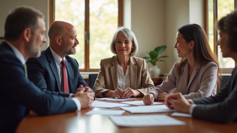 The probate staff working under Managing Partner Steven Farley Bliss focused on Riverside County probate matters is shown meeting with clients in our Southern California office addressing critical legal details discussing What Does Settling the Account Mean
