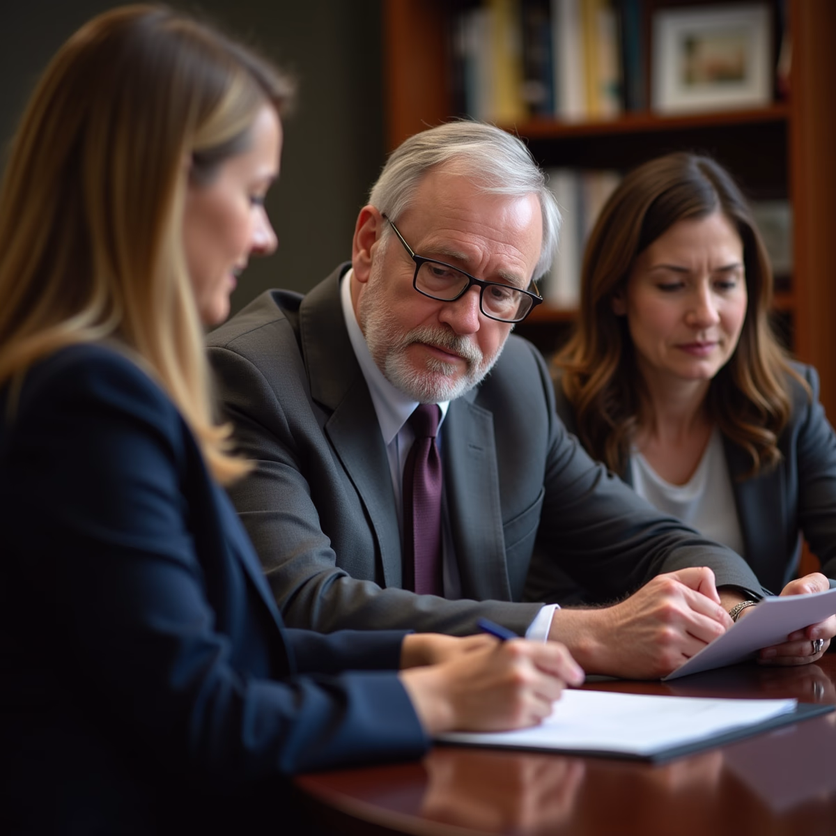 The dedicated trusts staff at The Law Firm of Steven F Bliss Esq focused on Riverside County trust matters meets with clients to manage the trust administration process to sign vital paperwork discussing What Does the Trust Document Say About Compensation