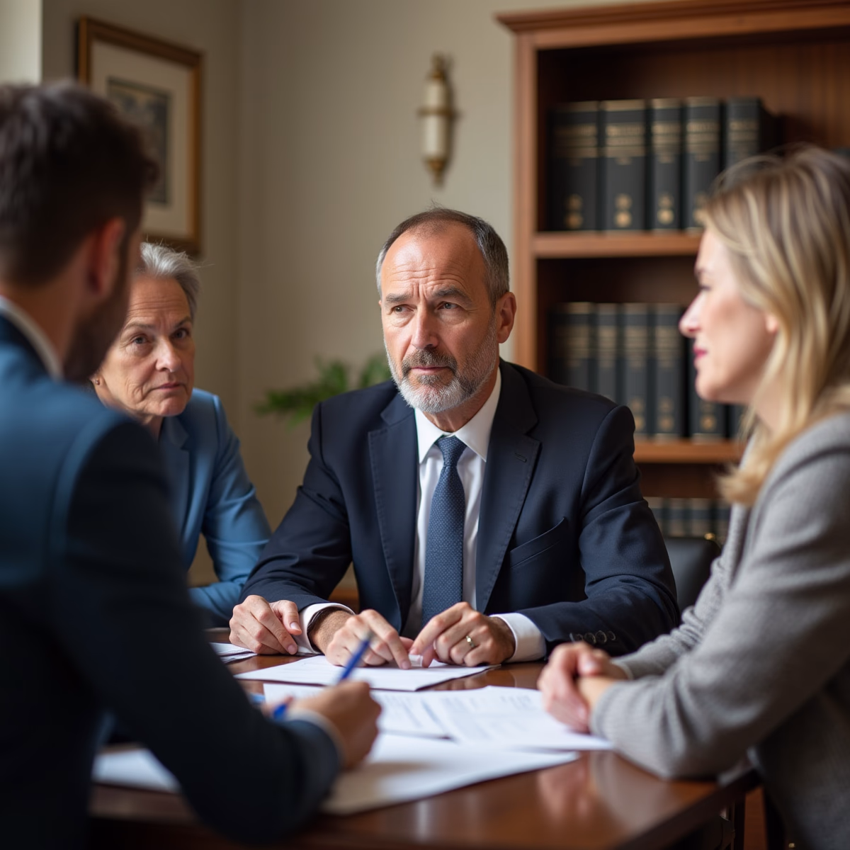 The probate staff working under Managing Partner Steven Farley Bliss focused on Riverside County probate matters is shown meeting with clients in our Southern California office addressing critical legal details discussing What Exactly Does Discretionary Mean in a Trust