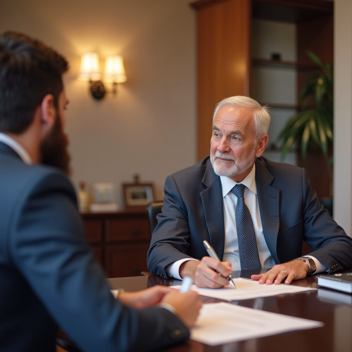 The dedicated trusts staff at The Law Firm of Steven F Bliss Esq focused on Riverside County trust matters meets with clients to manage the trust administration process to sign vital paperwork discussing What Exactly Is a Collateral Assignment