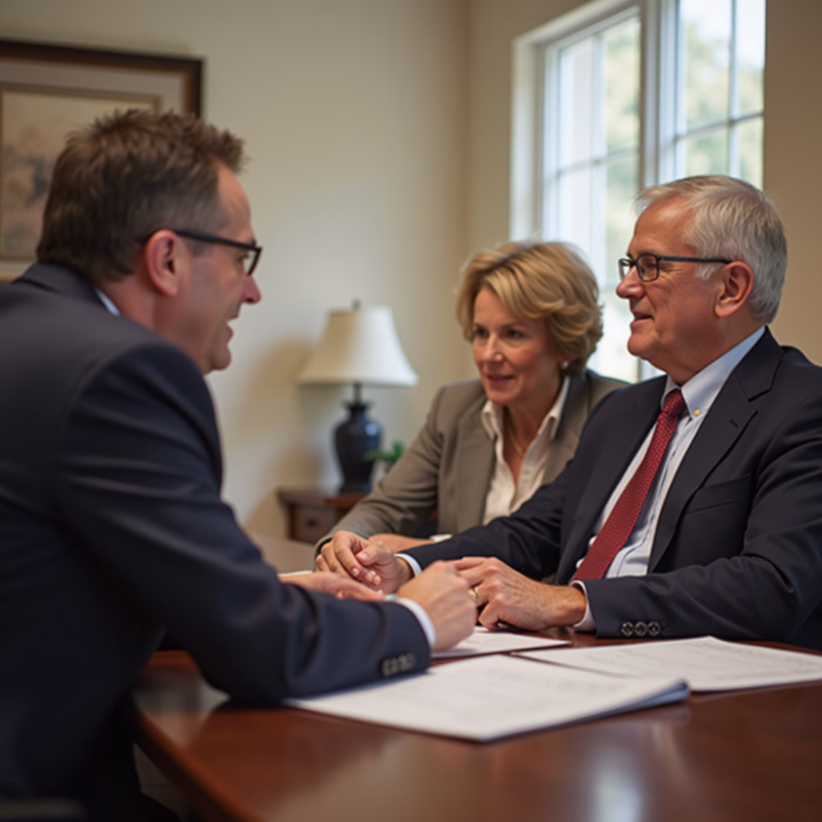 The dedicated trusts staff at The Law Firm of Steven F Bliss Esq focused on Riverside County trust matters meets with clients to manage the trust administration process to sign vital paperwork discussing What Happens If Assets Arent Properly Transferred to My Trust