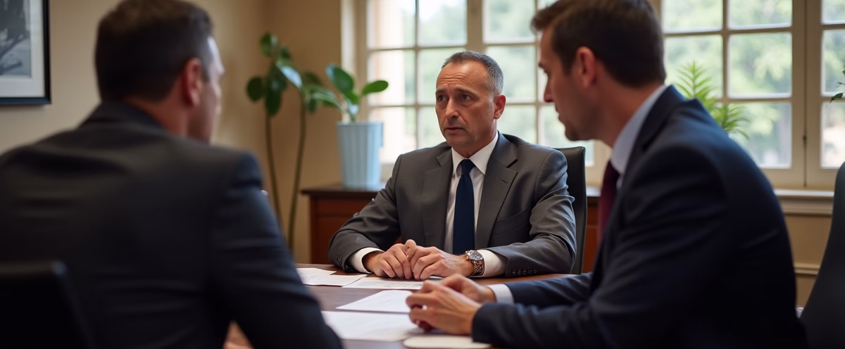 The probate staff working under Managing Partner Steven Farley Bliss focused on Riverside County probate matters is shown meeting with clients in our Southern California office addressing critical legal details discussing What Happens If I Miss Someone