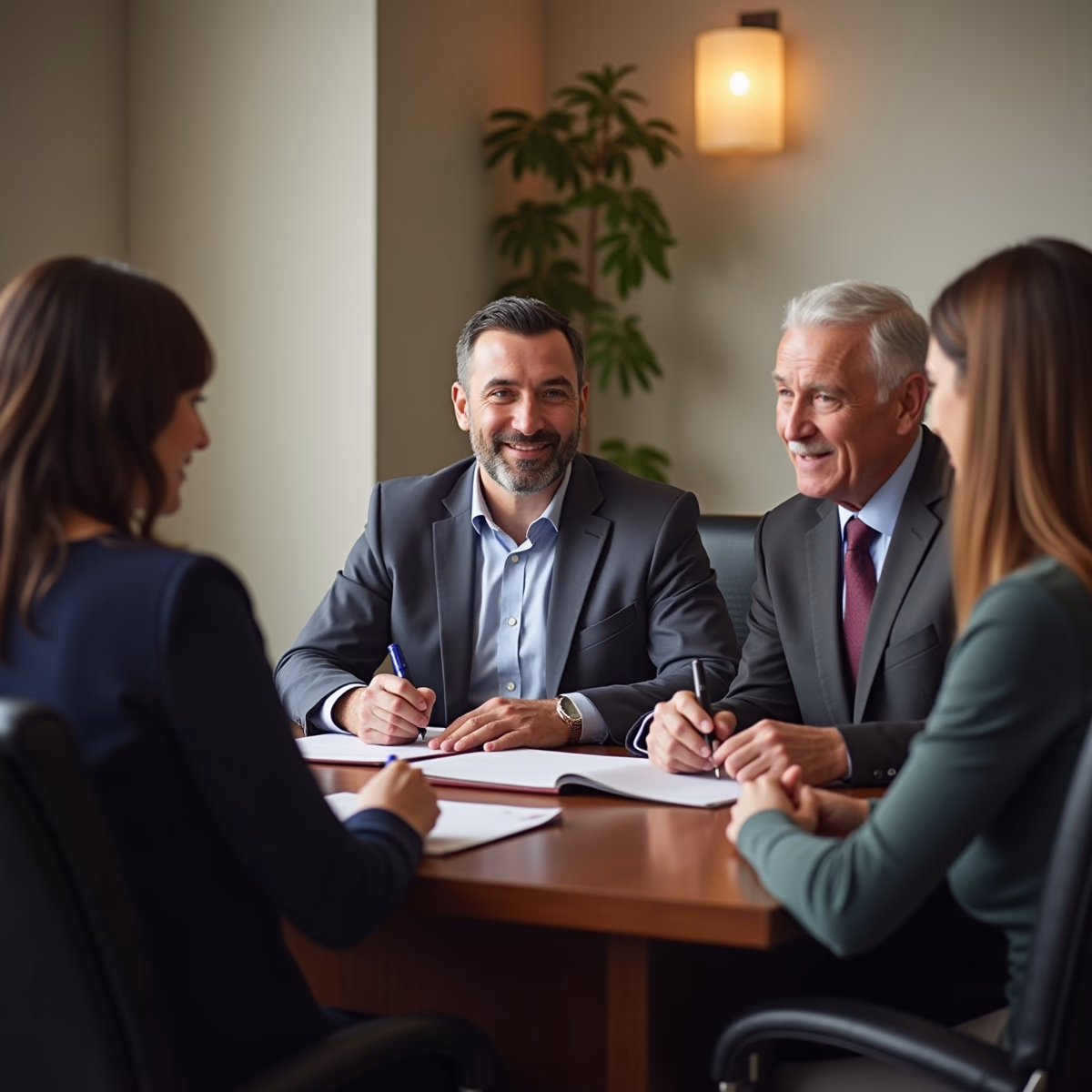 The dedicated trusts staff at The Law Firm of Steven F Bliss Esq focused on Riverside County trust matters meets with clients to manage the trust administration process to sign vital paperwork discussing What Happens If Life Insurance Proceeds Arent Properly Titled