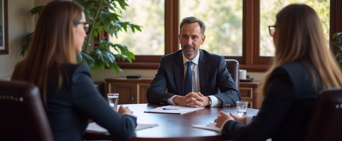 The probate staff working under Managing Partner Steven Farley Bliss focused on Riverside County probate matters is shown meeting with clients in our Southern California office addressing critical legal details discussing What Happens If My Will is Invalid