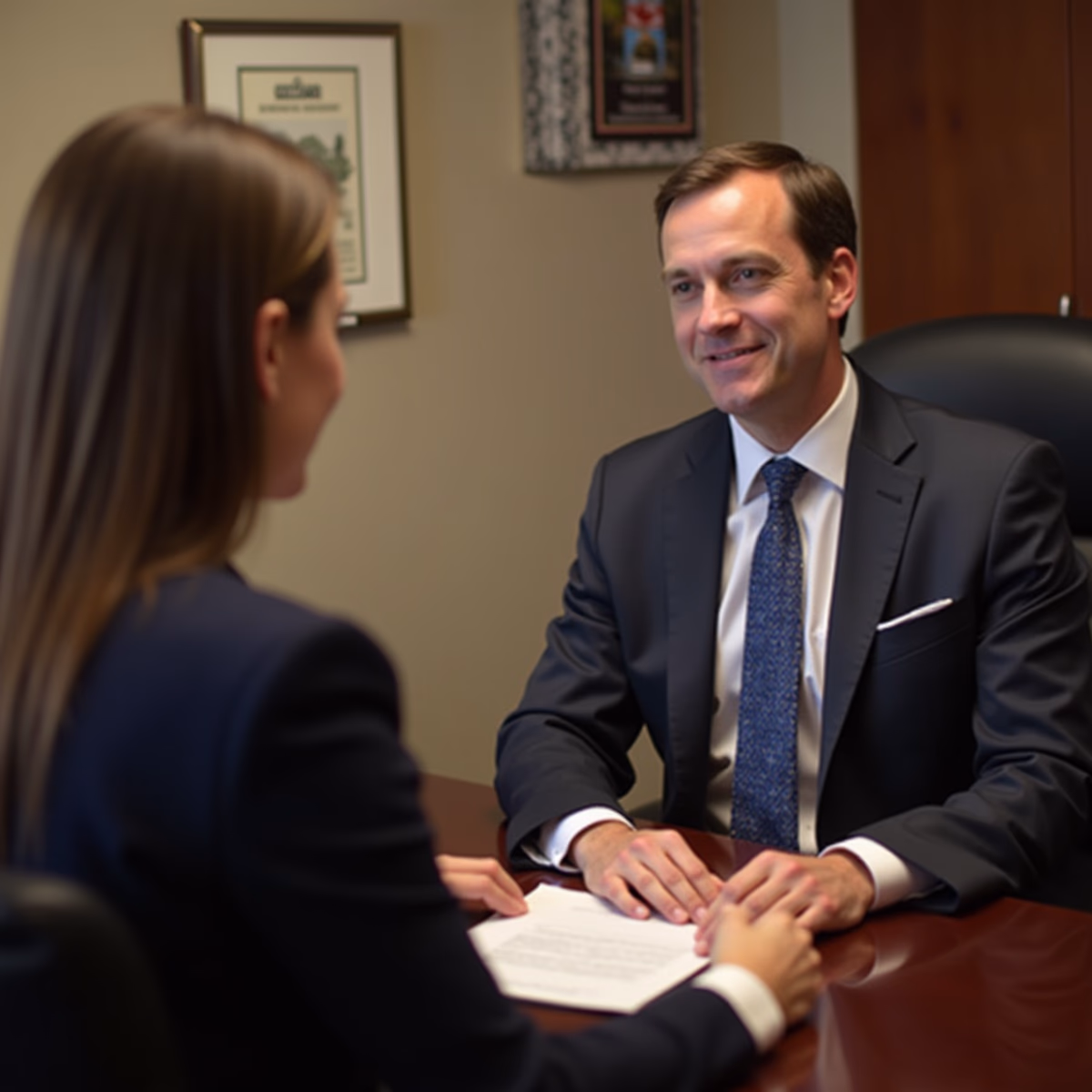 The dedicated trusts staff at The Law Firm of Steven F Bliss Esq focused on Riverside County trust matters meets with clients to manage the trust administration process to sign vital paperwork discussing What Happens If a Vehicle Isnt Properly Titled in the Trust