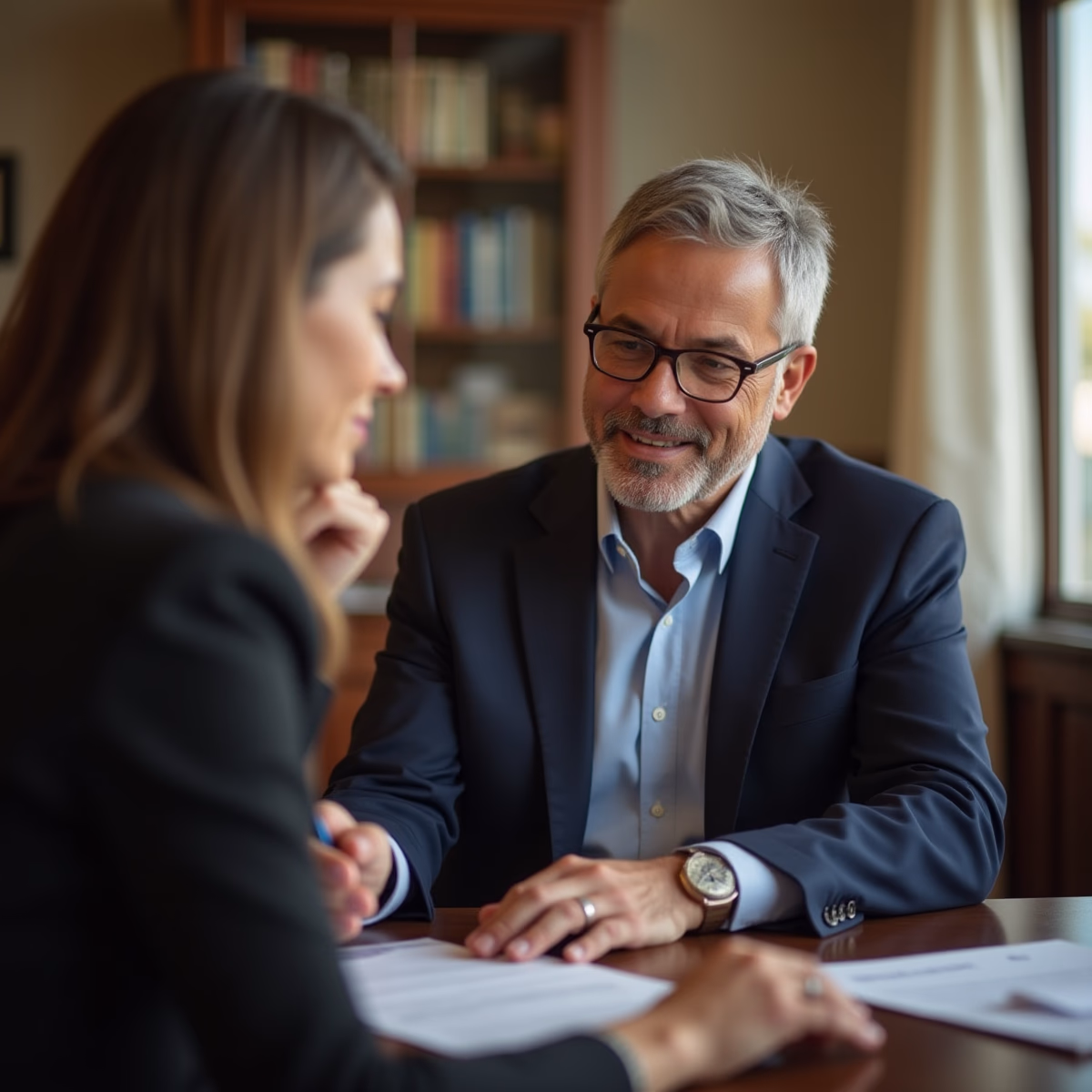 The dedicated trusts staff at The Law Firm of Steven F Bliss Esq focused on Riverside County trust matters meets with clients to manage the trust administration process to sign vital paperwork discussing What Happens When Assets Arent Properly Assigned to a Trust