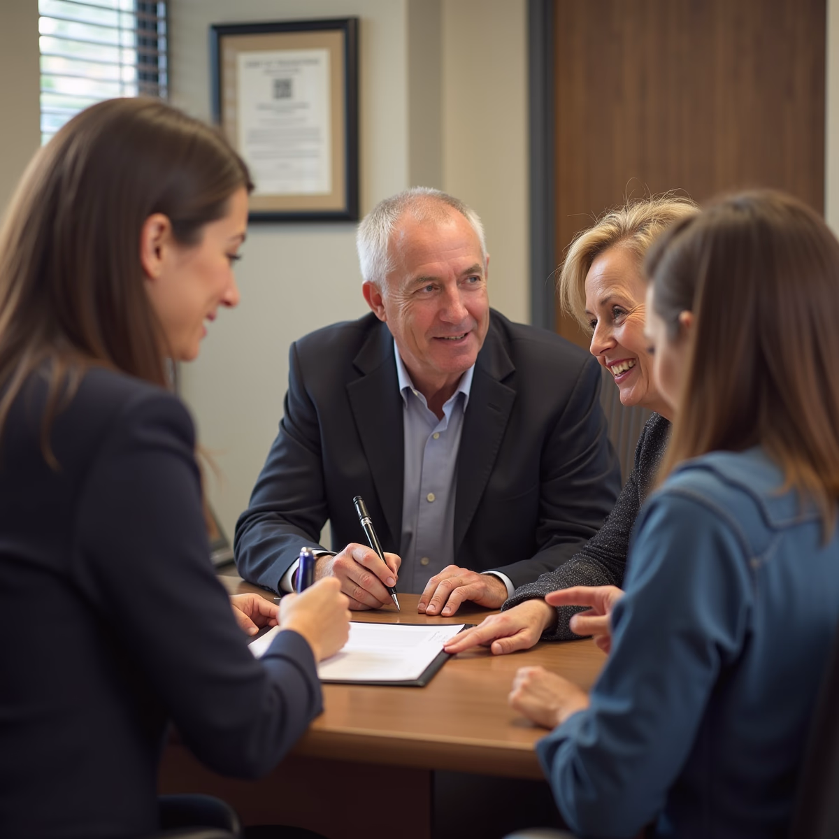 The probate staff working with Managing Partner Steven Farley Bliss helping Riverside County families from our San Diego office consults with appointed administrators in our San Diego office handling critical legal details discussing What Happens When Parents Die Without a Will