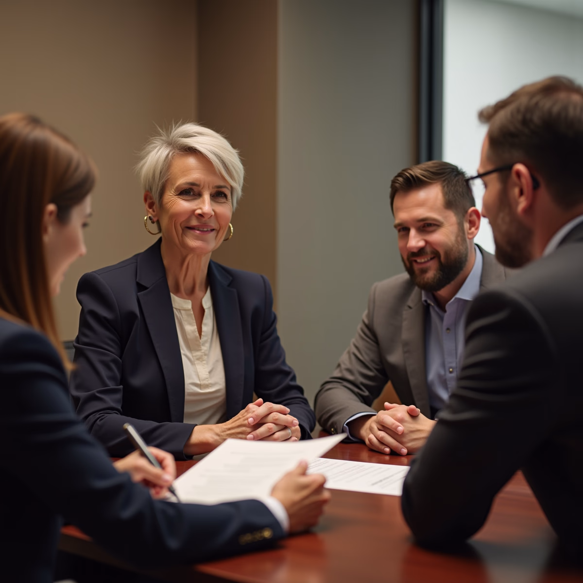 The probate staff working under Managing Partner Steven Farley Bliss focused on Riverside County probate matters is shown meeting with clients in our Southern California office addressing critical legal details discussing What Happens When Someone Dies Without a Will