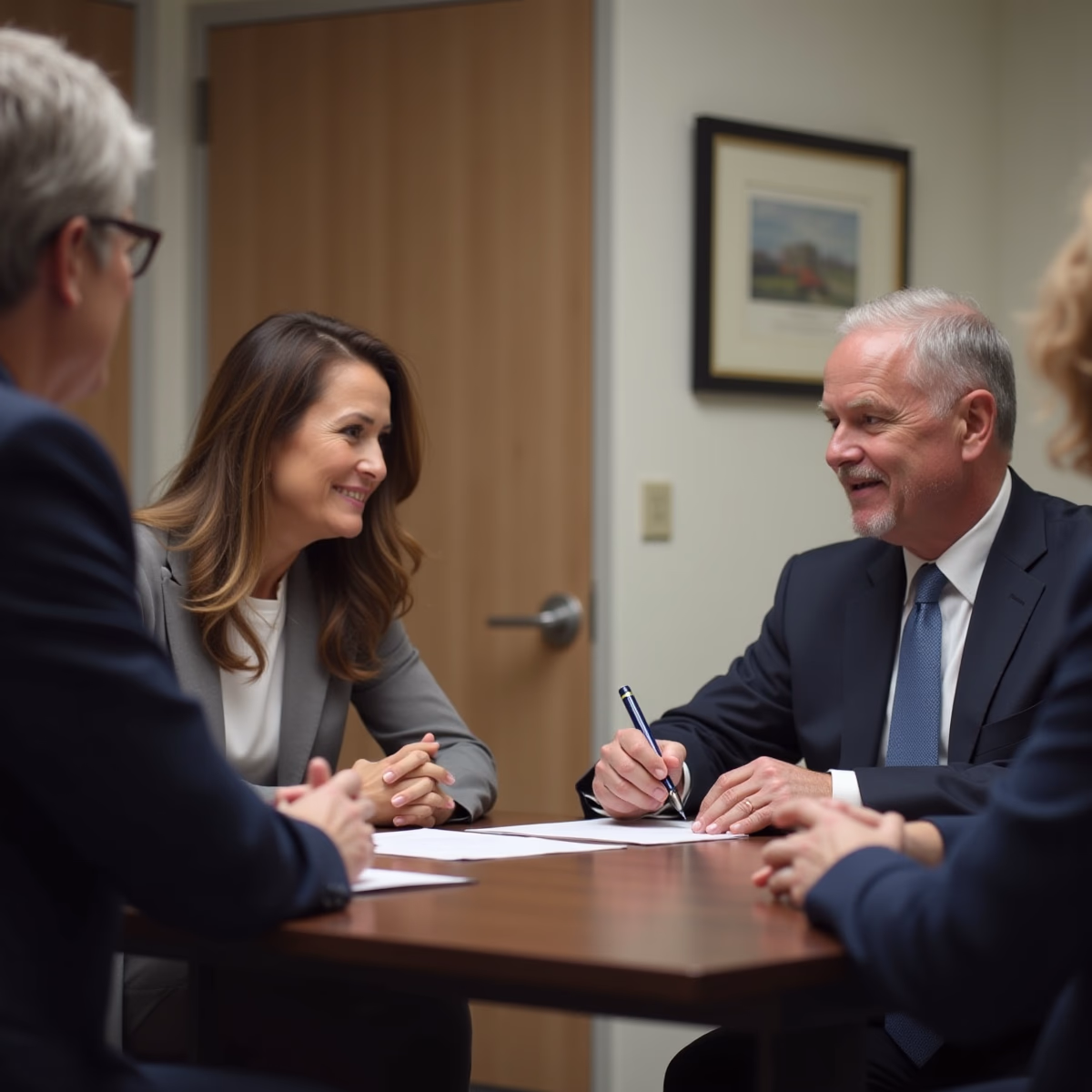 The dedicated trusts staff at The Law Firm of Steven F Bliss Esq focused on Riverside County trust matters meets with clients to manage the trust administration process to sign vital paperwork discussing What Happens When You Transfer Retirement Funds to a Trust