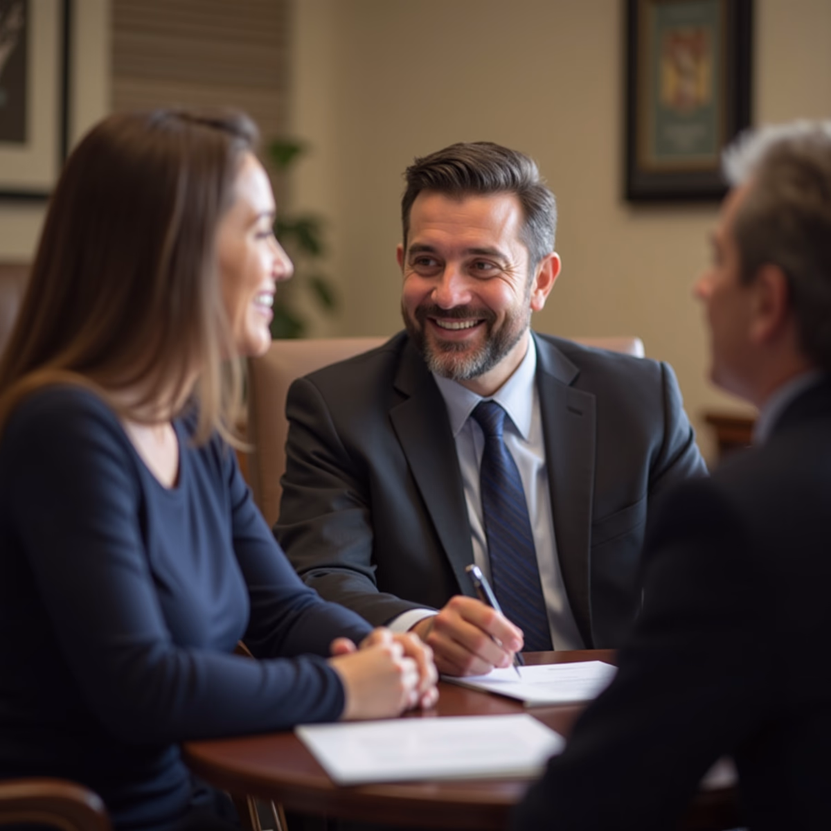The dedicated trusts staff at The Law Firm of Steven F Bliss Esq focused on Riverside County trust matters meets with clients to manage the trust administration process to sign vital paperwork discussing What Happens When a Tax Lien Attaches to Trust Property