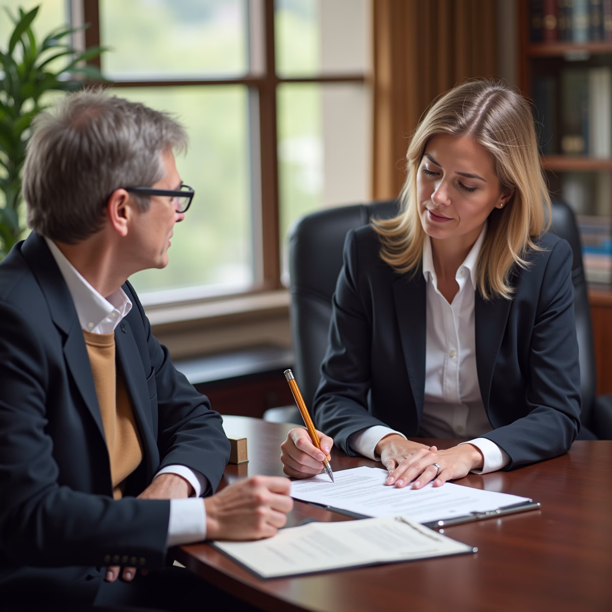 The dedicated trusts staff at The Law Firm of Steven F Bliss Esq focused on Riverside County trust matters meets with clients to manage the trust administration process to sign vital paperwork discussing What Happens When a Trust Owns Real Estate