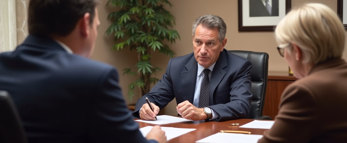 The probate staff working under Managing Partner Steven Farley Bliss focused on Riverside County probate matters is shown meeting with clients in our Southern California office addressing critical legal details discussing What Happens When a Trust is Amended or Revoked